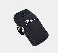 Cумка для бега / сумка - чехол на руку iRun Black (HbP050619) MS