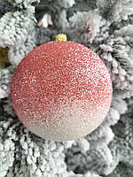 Набор новогодних шаров на елку "Амбрэ", диаметр 10 см, материал пластик, 6 шт в упаковке, цена за упаковку
