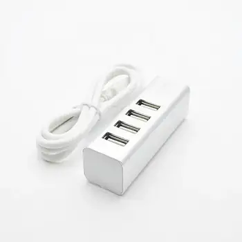 HUB USB Hoco HB1 4 порти Silver