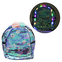 Рюкзак детский со светом Звездочки MiC (BG0052)