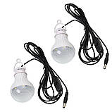 Портативна система освітлення Powerdex PD-6400 Ліхтар + 2 LED лампи + сонячна панель 5500 mAh (3_02435), фото 5