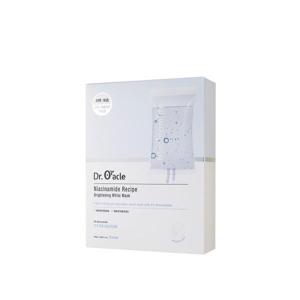 Маска для вишукання тканини Niacinamide Recipe Brightening White Mask Dr. Oracle 10ea (731842)
