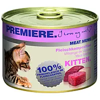 PREMIERE Meat Menu Kitten М'яка композиція вологий корм для кошенят, 6х200 г