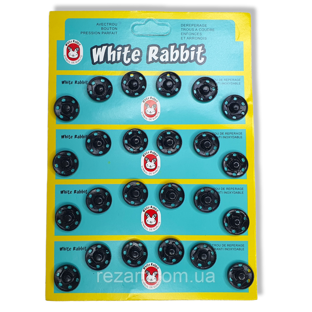 Кнопка пришивна металева оксид 15 мм (24 шт. паковання) Туреччина