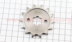 Зірка передня на мотоцикл BAJAJ BOXER * 428H-14T* #KMC