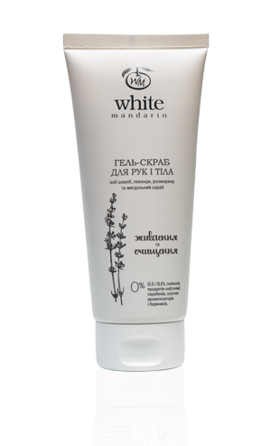 Гель-скраб для рук і тіла White Mandarin, 200 мл