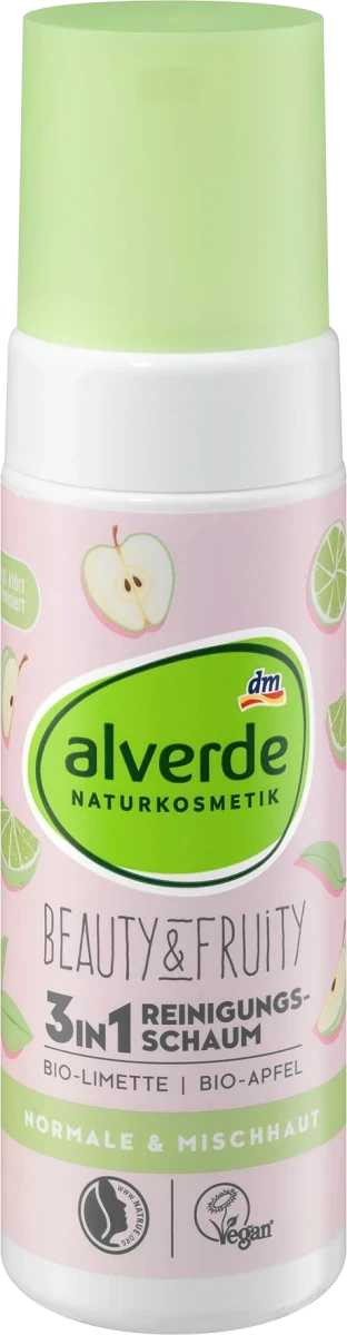 Піна для вмивання Alverde 3 в 1 (Beauty&Fruity) 150 мл, фото 1