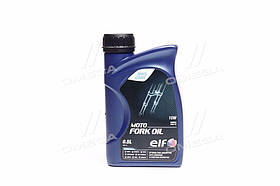 Олива гідравлічна ELF MOTO FORK OIL 10W (Каністра 0.5л) для вилок та амортизаторів 194973 (ом-DP)