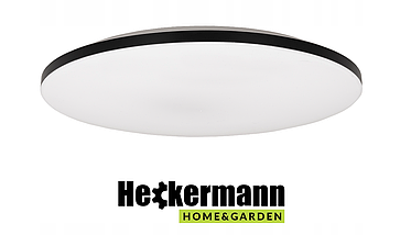 Круглий стельовий світильник Heckermann LED CEILING білий, фото 2