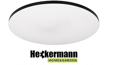 Круглий стельовий світильник Heckermann LED CEILING білий, фото 3