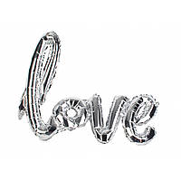 Воздушные шары-надпись "LOVE", серебро, 90 см