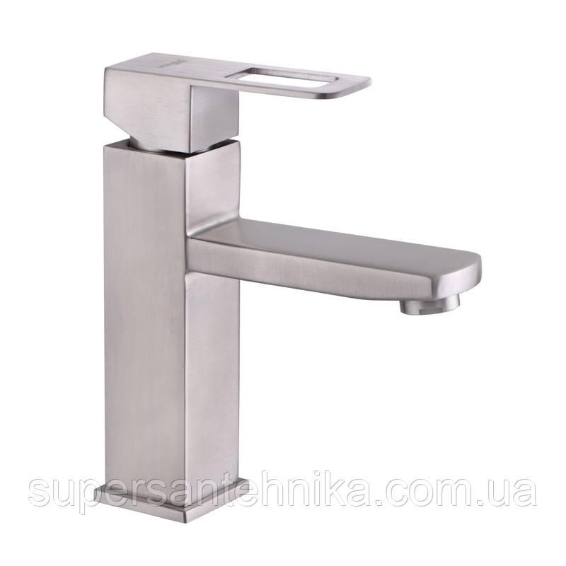 Змішувач для умивальника з неіржавкої сталі FIT-001