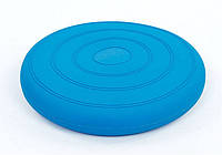 Балансировочная массажная подушка гладкая EasyFit Balance Cushion Синий