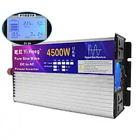 Инвертор 4500W чистая синусоида DC12V в AC 220V 50 Гц для дома, автомобиля