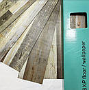 Самоклеючий ламінат під дерево, вінілові підлоги "Світла мозаїка", 91х15 см, фото 3