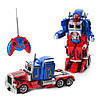Трансформер трейлер Оптимус Прайм вантажівка перетворюється на робота управління пультом 28128, фото 3
