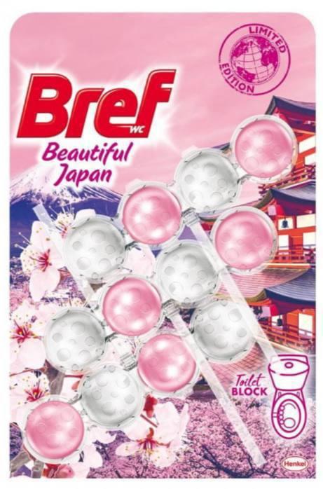 Туалетний блок Bref Beautiful Japan (Прекрасна Японія) 3*50гр, фото 1