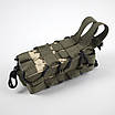 Підсумок штурмовий подвійний під магазини АК відкритий з пластиковими вставками MOLLE, фото 3