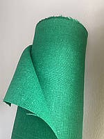 Плотная зеленая льняная ткань, 100% лен, цвет 418