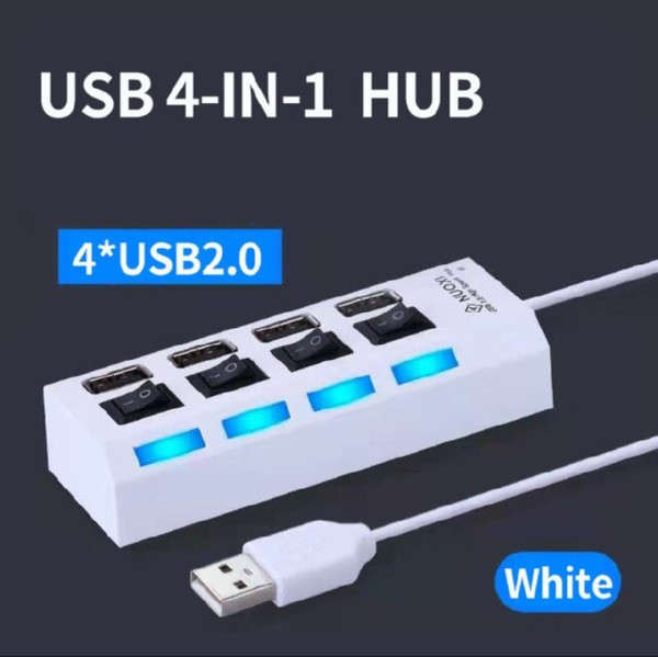 USB HUB 3 порти з вилючувачами, USB 2.0