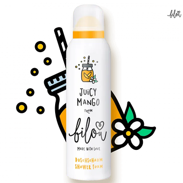 Пінка для душу Манго Bilou Juicy Mango 200 ml, фото 3