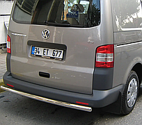 Захист заднього бампера AK002 нерж Volkswagen T5 Transporter 2003-2015