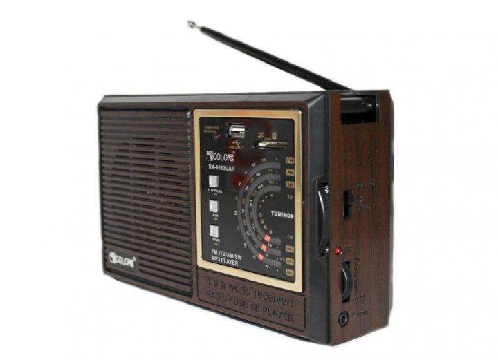 Портативний FM радіоприймач акумуляторний Golon RX-9933UAR S