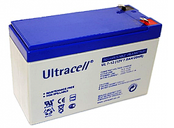 Акумуляторна батарея Ultracell UL7-12 AGM 12V 7 Ah (151 x 65 x 99) White Q8/420