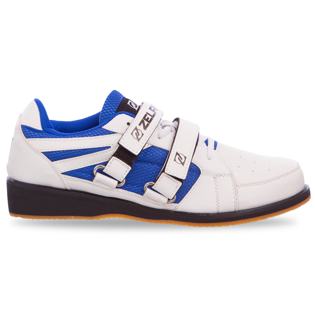 Штангетки обувь для тяжелой атлетики SP-Sport OB-1266 белый-синий розмір 42 - фото 2 - id-p1743559575