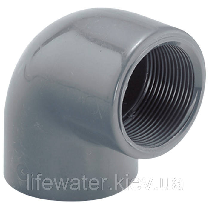 Коліно ПВХ Hidroten ВР-ВР 1002307, різьбове, d2 1/2"