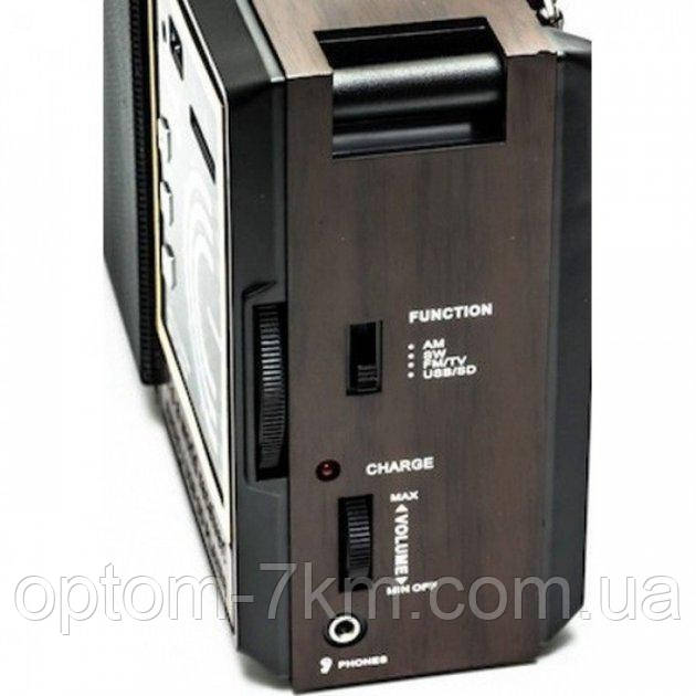 Портативный Fm радиоприемник аккумуляторный Golon RX-9922 UAR Al - фото 6 - id-p1743585692