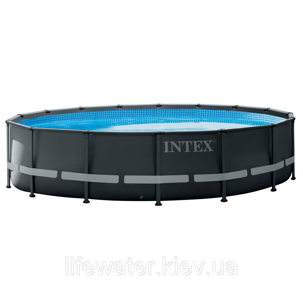 Intex Каркасний басейн Intex 26326 ULTRA XTR (488х122 см) з пісочним фільтром, драбиною та тентом