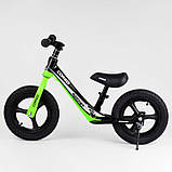 Біговел дитячий Corso 14452 з 12 дюймів надувними колесами, магнієвою рамою й дисками, велобіг, фото 3