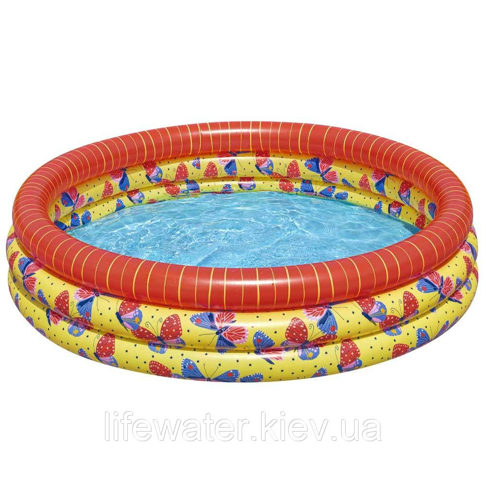 Bestway Дитячий надувний басейн Bestway 51202 (168x38 см) Метелики