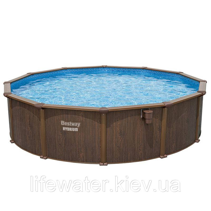Bestway Збірний басейн Bestway Hydrium 561CS (549х130 см) з піщаним фільтром, драбиною та тентом