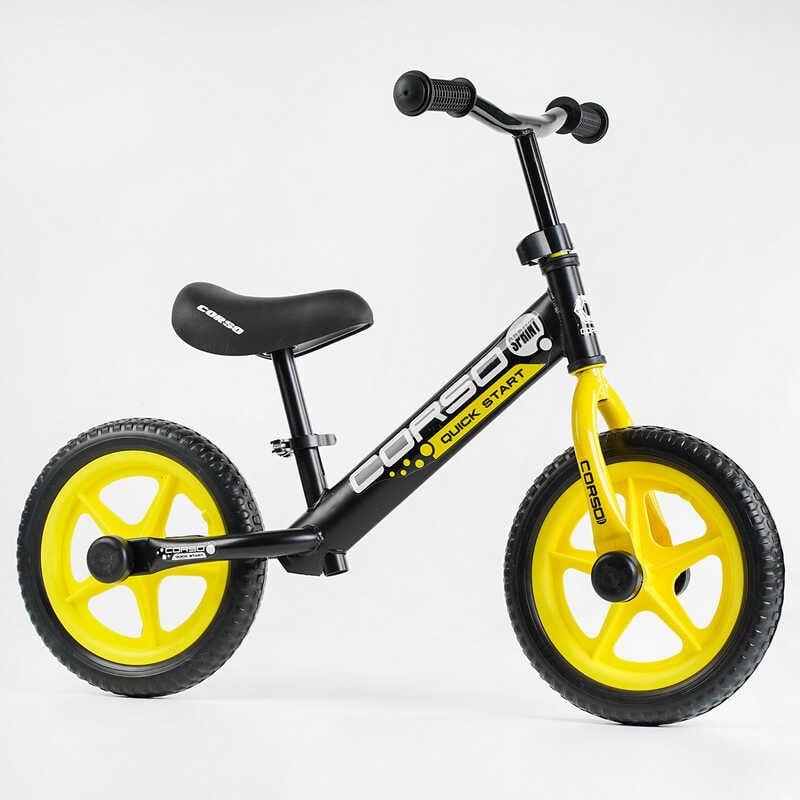 Велобіг дитячий CORSO 90215, колеса 12 дюймів, колеса EVA (піна), біговел, фото 1
