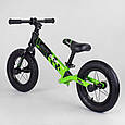 Велобіг дитячий 12" Corso Skip Jack 95112 з надувними колесами й алюмінієвою рамою, фото 3