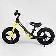 Біговел для дітей 12" Corso 63181 з надувними колесами, магнієвою рамою й дисками, фото 3