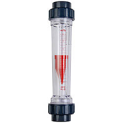 Ротаметр Aquaviva DN20 з муфтовим закінченням d25 мм 100-1000 л/год