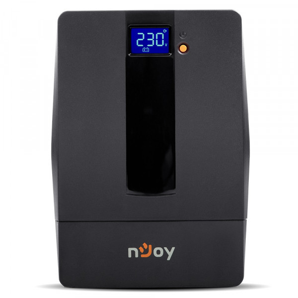 ДБЖ NJOY Horus Plus 1000 (PWUP-LI100H1-AZ01B), Lin.int., AVR, 4 x євро, USB, LCD, пластик