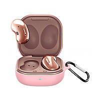 Силіконовий чохол для Samsung Galaxy Buds Pro (R190) | чохол + карабін | рожевий