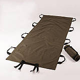 Ноші армійські тактичні безкаркасні чорний 2000х700 Kompred VG-N/1, фото 5