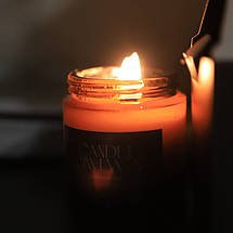 Натуральна аромасвіча CANDLE CINNAMON SPA-догляд для шкіри рук White Mandarin 100мл, фото 5