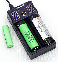 Lii-202 LiitoKala, зарядний пристрій на 2 канала для AA, AAA, 18650, 26650, 21700 Li-ion, LiFePo4, Ni-Mh, фото 4