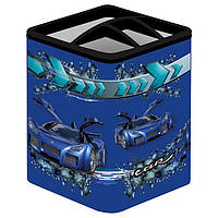 Металева підставка для ручок ZiBi квадратна 66 х 66 х 113 мм синій (ZB.3103-02)