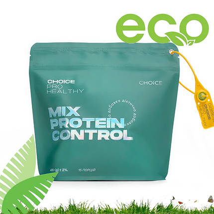Натуральний протеїновий коктейль Mix Protein Control серії Choice Pro Healthy 405г, фото 1