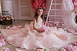 Дитяча сукня молочно-рожева на зріст 128 см, фото 2
