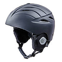 Шлем горнолыжный с механизмом регулировки MOON MS-6295 PC p-p M 55-58 Черный EM, код: 2459136