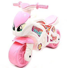 Дитячий Мотоцикл толокар беговел Технок «Fancy Bike» для дівчаток, 72х52х35 см (6450)