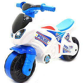 Дитячий Мотоцикл толокар беговел Технок «Поліція» 72х52х35 см (5125)